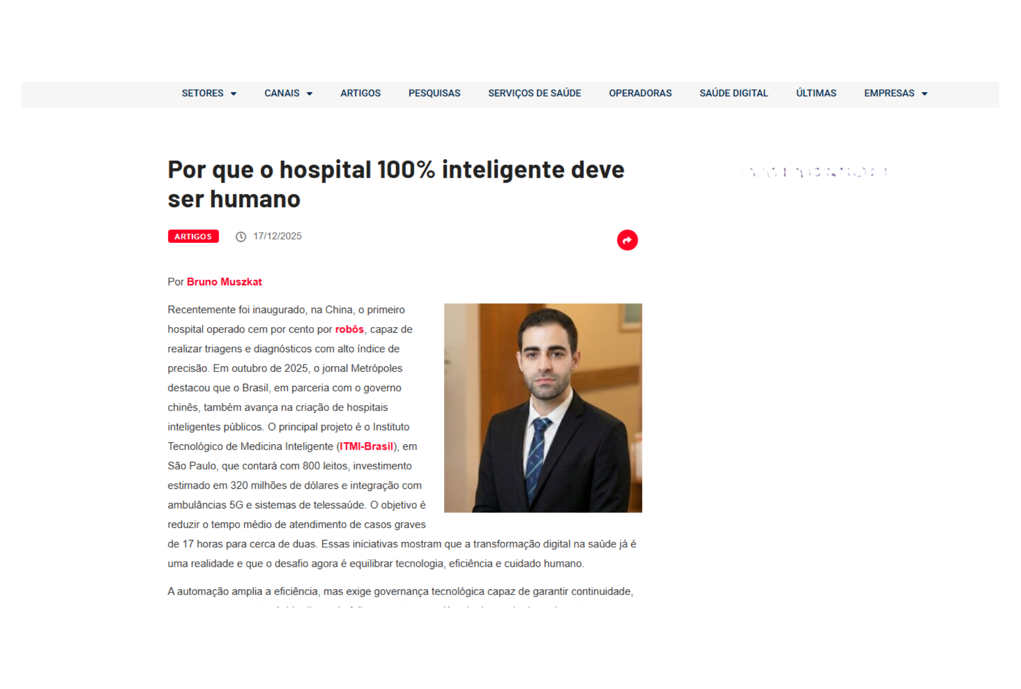 Publicação de cliente na imprensa 1